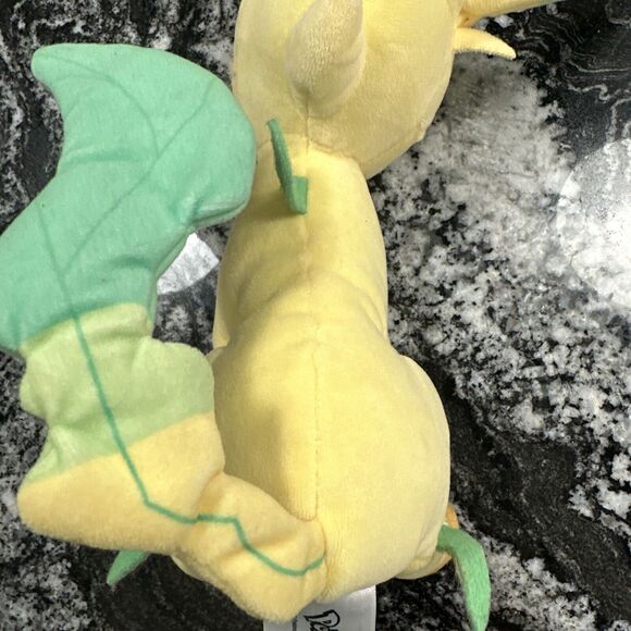Pokemon Jazwares Leafeon Plush 12" Yellow Eevee Evolution Soft Stuffed Figure - Picture 14 of 16